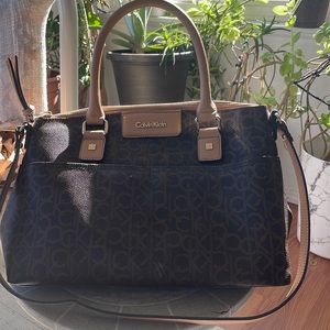 Calvin Klein Shoulder/handbag - Brown/Tan